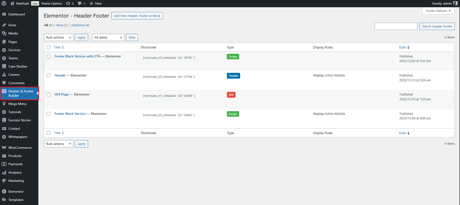 Header Footer Builder Overview Header Footer Builder Overview!
