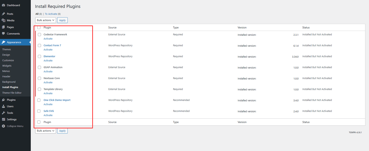 Install Plugins Install Plugins!
