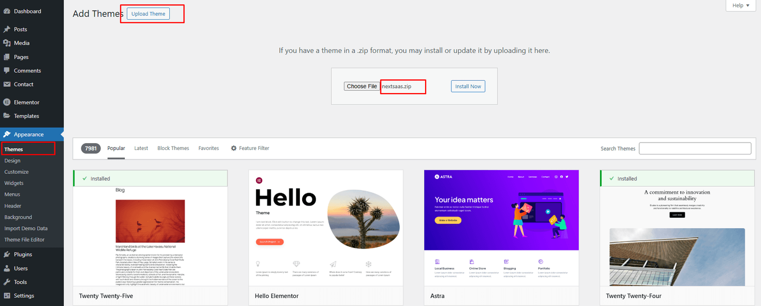Theme Upload Theme Upload!